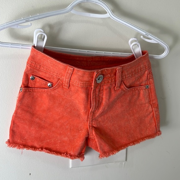 Justice Kids Girls Jeans Shorts Size 10 - Picture 4 of 11